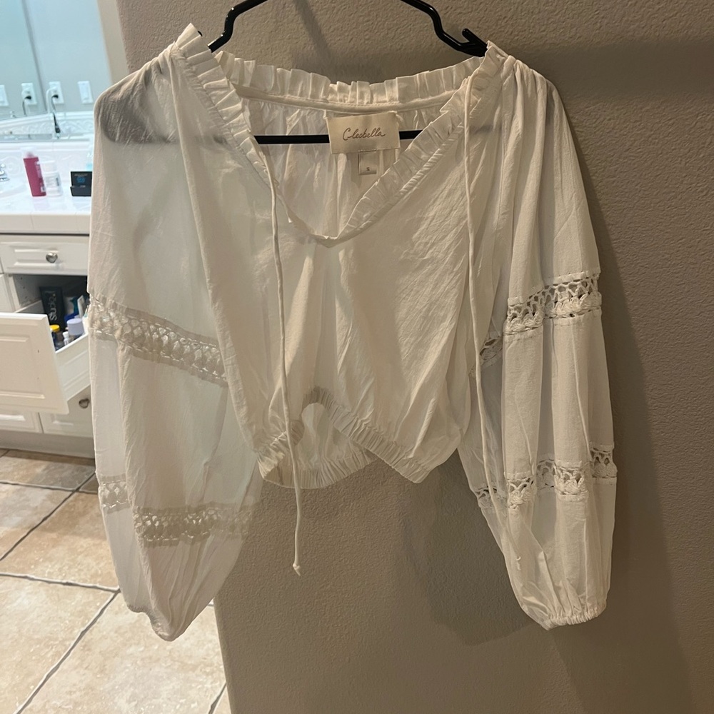 Cleobella Paltrow top in ivory- worn once size small - Picture 3 of 5